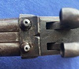 Antique 1850s ERA MOST UNUSUAL DOUBLE BARRELSxS DERINGER PISTOL - 7 of 12