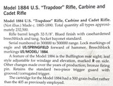 Antique 1884 SPRINGFIELD TRAPDOOR MILITARY RIFLE 45-70 EXC. COND. - 2 of 20