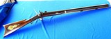 Antique 1878 AUGUST H. PERRY PERCUSSION TARGET RIFLE SALEM, MA, LISTED MAKER