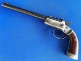 Antique STEVENS No. 35 OFFHAND .22 SINGLE SHOT PISTOL 8