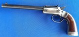 Antique STEVENS No. 35 OFFHAND .22 SINGLE SHOT PISTOL 8