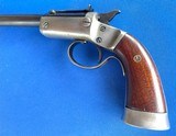 Antique STEVENS No. 35 OFFHAND .22 SINGLE SHOT PISTOL 8