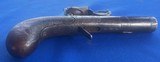 Antique 1820 ENGLISH FLINTLOCK DERRINGER, POCKET, MUFF PISTOL - 4 of 11