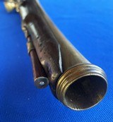 Antique 1790 ERA H. MORTIMER FLINTLOCK BRITISH BRASS BARREL BLUNDERBUSS - 8 of 19