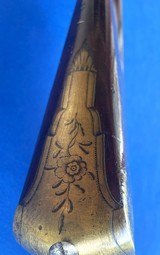 Antique 1790 ERA H. MORTIMER FLINTLOCK BRITISH BRASS BARREL BLUNDERBUSS - 17 of 19