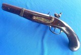Antique FRENCH St Etienne FLINTLOCK MILITARY PISTOL - 7 of 14
