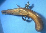 Antique 1836 ROBERT JOHNSON FLINTLOCK MILITARY PISTOL - 10 of 17
