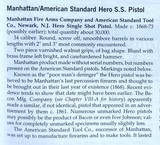 Antique 1870 MANHATTAN PERCUSSION HERO - NERO DERINGER MUFF PISTOL - 2 of 11