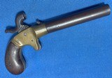 Antique 1870 MANHATTAN PERCUSSION HERO - NERO DERINGER MUFF PISTOL - 7 of 11