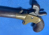 Antique 1870 MANHATTAN PERCUSSION HERO - NERO DERINGER MUFF PISTOL - 6 of 11