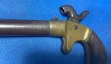Antique 1870 MANHATTAN PERCUSSION HERO - NERO DERINGER MUFF PISTOL - 11 of 11