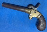 Antique 1870 MANHATTAN PERCUSSION HERO - NERO DERINGER MUFF PISTOL - 4 of 11