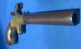 Antique 1870 MANHATTAN PERCUSSION HERO - NERO DERINGER MUFF PISTOL - 9 of 11