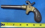 Antique 1870 MANHATTAN PERCUSSION HERO - NERO DERINGER MUFF PISTOL