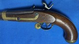 Antique M 1842 H. ASTON PERCUSSION PISTOL 1847 DATE MEXICAN & CIVIL WAR - 10 of 12
