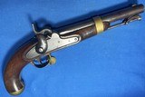 Antique M 1842 H. ASTON PERCUSSION PISTOL 1847 DATE MEXICAN & CIVIL WAR - 1 of 12