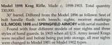 Vintage 1898 SPRINGFIELD .30-40 KRAG MILITARY RIFLE NICE ORIGINAL 1901 - 3 of 20