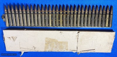 Vintage 60 ROUNDS WW2 JAPANESE TYPE 92 MACHINE GUN 7.7 AMMO