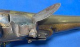Antique 1780 T. KETLAND FLINTLOCK PISTOL BRASS BARREL LONDON - 5 of 11