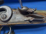 Antique 1780 T. KETLAND FLINTLOCK PISTOL BRASS BARREL LONDON - 3 of 11