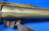 Antique 1780 T. KETLAND FLINTLOCK PISTOL BRASS BARREL LONDON - 6 of 11