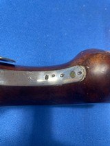 Antique EARLY 18th CENTURY "G. JONES" ENGLISH FLINTLOCK PISTOL SILVER MOUNTS - 13 of 17