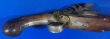 Antique EARLY 18th CENTURY "G. JONES" ENGLISH FLINTLOCK PISTOL SILVER MOUNTS - 2 of 17