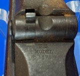 Antique 1873 ATTIC FOUND TRAPDOOR CARBINE COMLETE WITH CLEANING ROD - 17 of 20