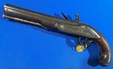 Antique ORIGINAL EARLY 18th CENTURY KETLAND & Co. FLINTLOCK BRASS BARREL PISTOL - 11 of 15