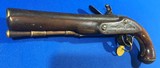 Antique ORIGINAL EARLY 18th CENTURY KETLAND & Co. FLINTLOCK BRASS BARREL PISTOL - 13 of 15