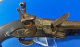 Antique 1790 W. KETLAND FLINTLOCK MILITARY PISTOL .69 CAL. IRON BARREL - 2 of 16