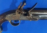 Antique 1790 W. KETLAND FLINTLOCK MILITARY PISTOL .69 CAL. IRON BARREL - 3 of 16