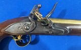 Antique ORIGINAL W. KETLAND & Co FLINTLOCK BRASS BARREL PISTOL - 7 of 17