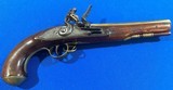 Antique ORIGINAL W. KETLAND & Co FLINTLOCK BRASS BARREL PISTOL - 2 of 17