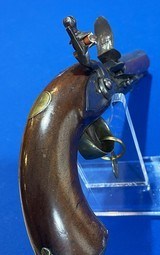 Antique ORIGINAL W. KETLAND & Co FLINTLOCK BRASS BARREL PISTOL - 6 of 17