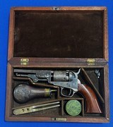 Antique 1849 COLT PERCUSSION REVOLVER ORIGINAL IN CASE 1855 - 1 of 18