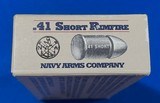 Vintage NAVY ARMS .41 RIMFIRE AMMO FULL 50 ROUNDS. - 6 of 8
