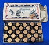 Vintage NAVY ARMS .41 RIMFIRE AMMO FULL 50 ROUNDS. - 1 of 8