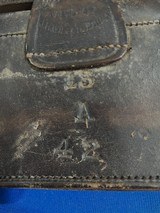 Antique 1873 J.H. WILSON NGP McKEEVER LEATHER REVOLVER CARTRIDGE BOX - 5 of 10