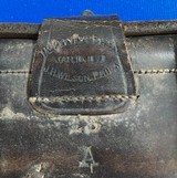 Antique 1873 J.H. WILSON NGP McKEEVER LEATHER REVOLVER CARTRIDGE BOX - 4 of 10