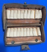 Antique 1873 J.H. WILSON NGP McKEEVER LEATHER REVOLVER CARTRIDGE BOX - 10 of 10