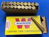 Vintage WINCHESTER .32-40 AMMO YELLOW BOX OF 20 NOS - 1 of 5