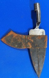 Antique 1873 ORIGINAL TRAPDOOR TROWEL BAYONET & SCABBARD