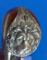 Antique 1860s SMITH LONDON SILVER MOUNTED PERCUSSION BELT PISTOL - 10 of 16