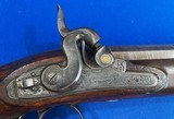 Antique 1860s SMITH LONDON SILVER MOUNTED PERCUSSION BELT PISTOL - 2 of 16