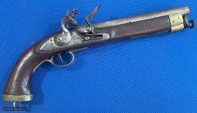 Antique NEW LAND PATTERN1802 EAST INDIA FLINTLOCK MILITARY CAVALRY PISTOL