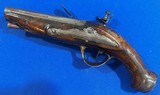 Antique G. LOGGER ? 1760 ERA ORIGINAL FLINTLOCK DERRINGER POCKET PISTOL - 4 of 14