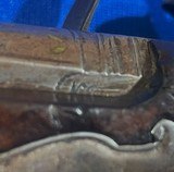 Antique G. LOGGER ? 1760 ERA ORIGINAL FLINTLOCK DERRINGER POCKET PISTOL - 12 of 14