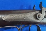 Antique CIVIL WAR ERA GOLD INLAY 20 ga PERCUSSION SxS SHOTGUN - 18 of 19