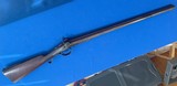Antique CIVIL WAR ERA GOLD INLAY 20 ga PERCUSSION SxS SHOTGUN - 2 of 19